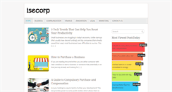 Desktop Screenshot of isecorp.com